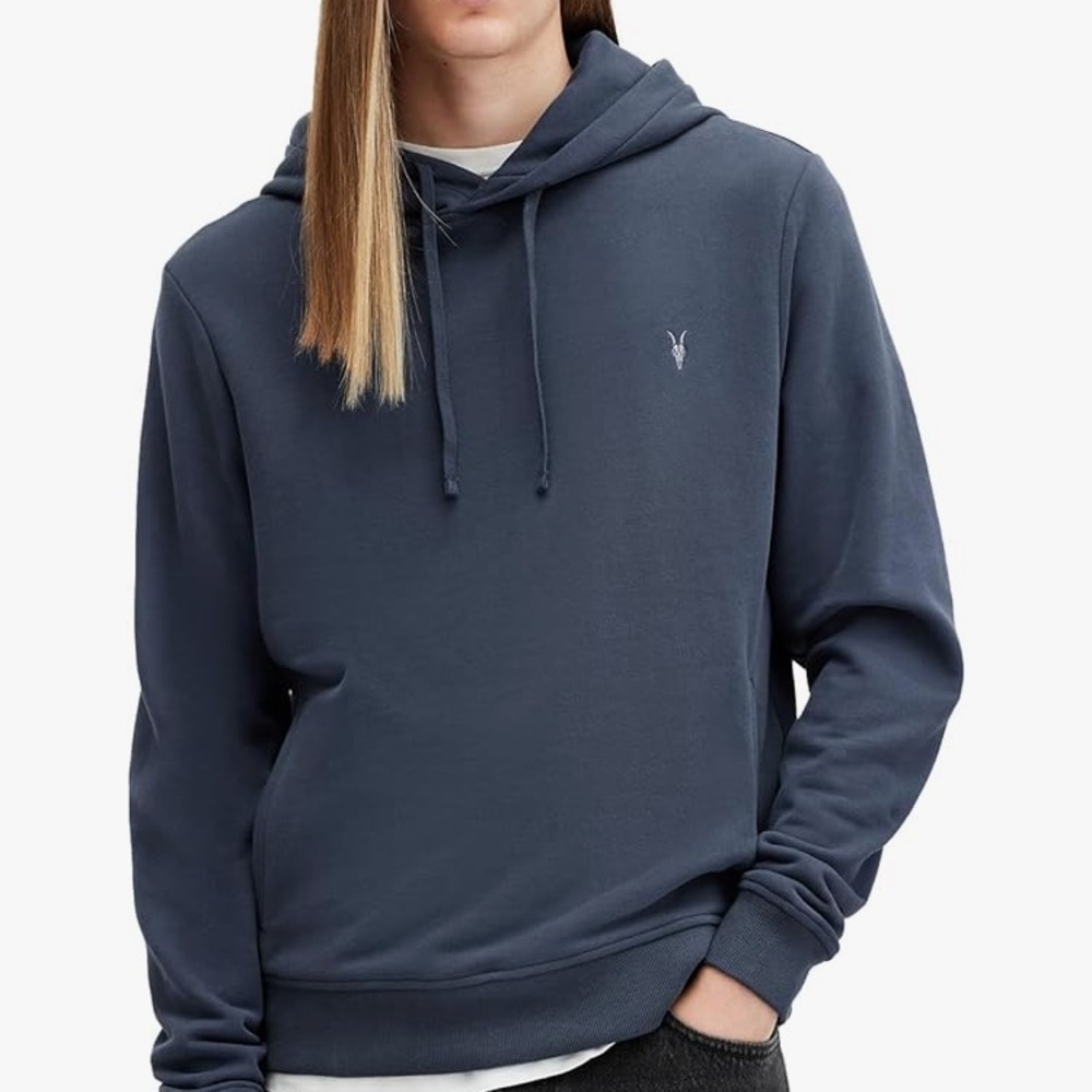 All Saints Raven OTH Cotton Hoodie